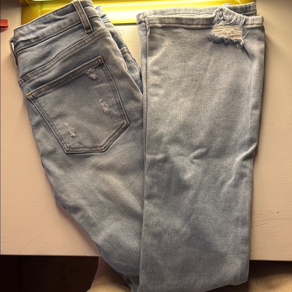Blue Boot Cut Jeans Classic Style